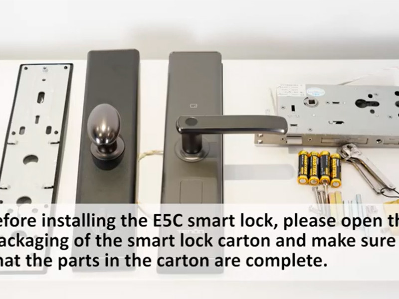 Installationsverfahren für Tenon E5C Smart Lock