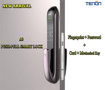 TENON A3 Push-Pull Automatic Fingerprint Türschloss
